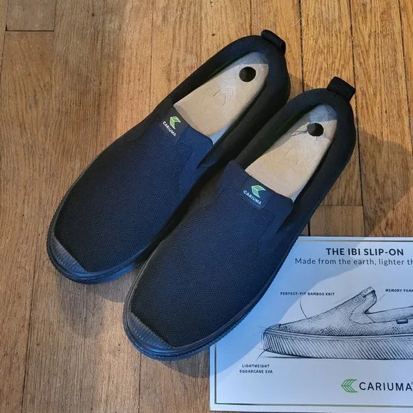 Cariuma Knit Slip On Loafers Sneakers Cariuma Blue Knit Ibi Slip-On Women main image 2